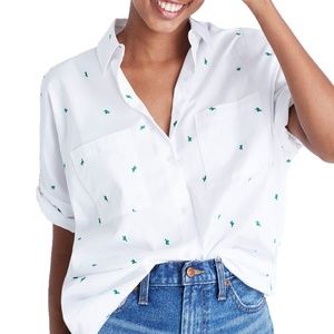 Cactus Embroidered Courier Shirt